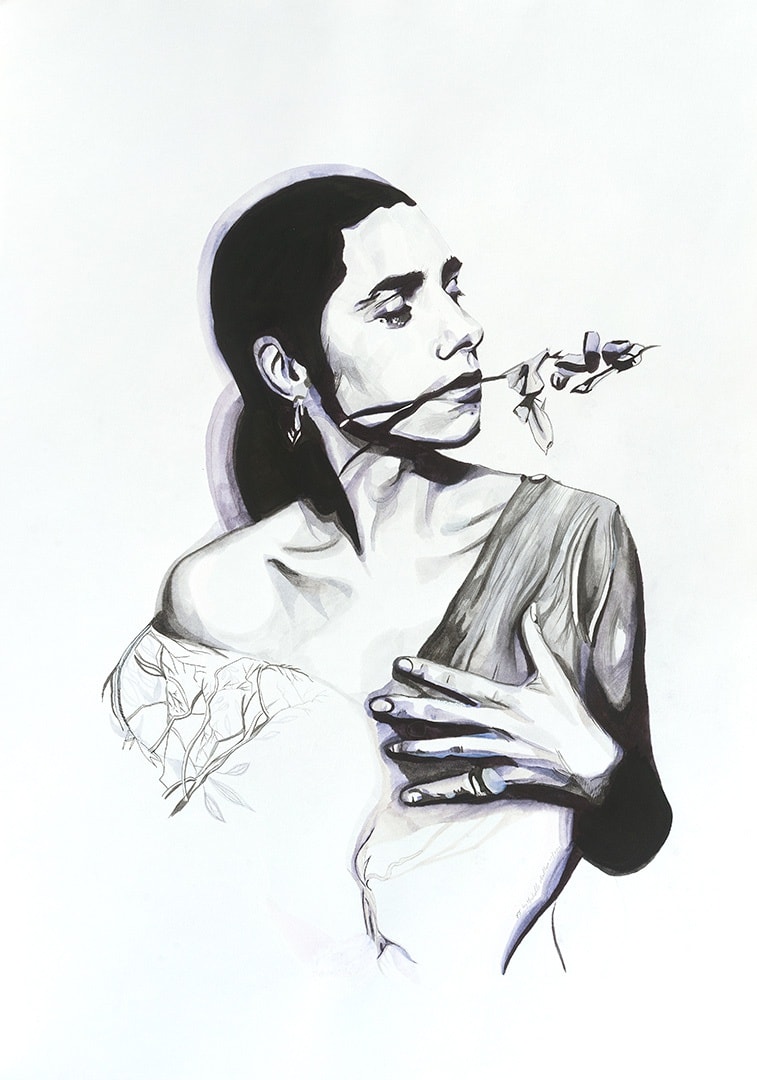 Michelle Dalton , PJ Harvey (Not for sale, Hanging in Bunker Vinyl, Cork City), 2015