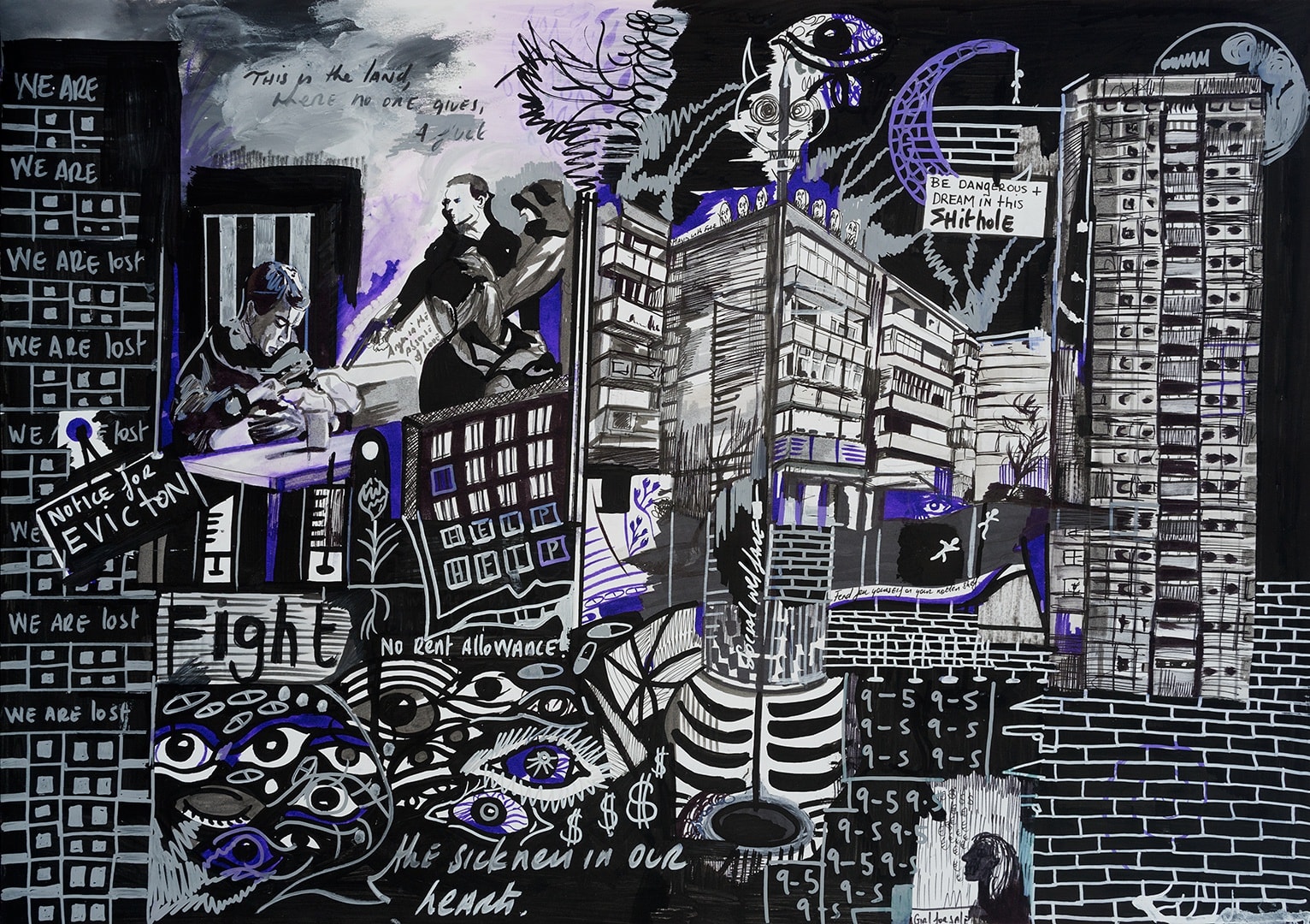Michelle Dalton, Be dangerous and dream in this shithole, 2016