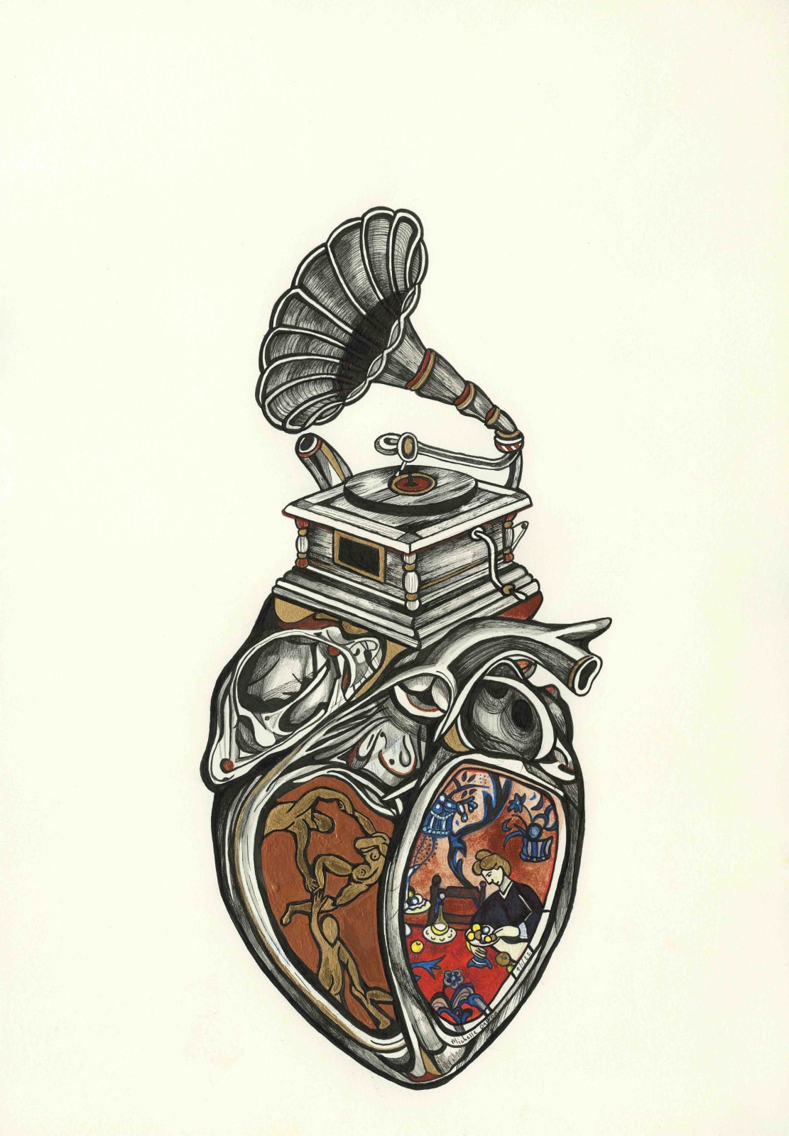 Michelle Dalton , Matisse Heart, 2022