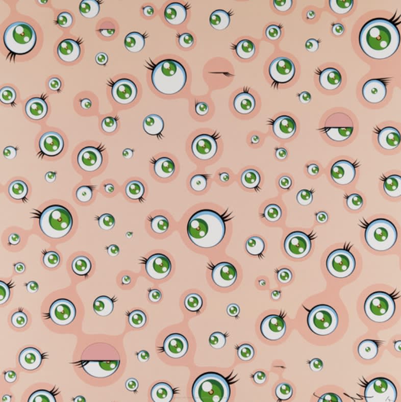 Takashi Murakami, Jellyfish Eyes (Cream II), 2001