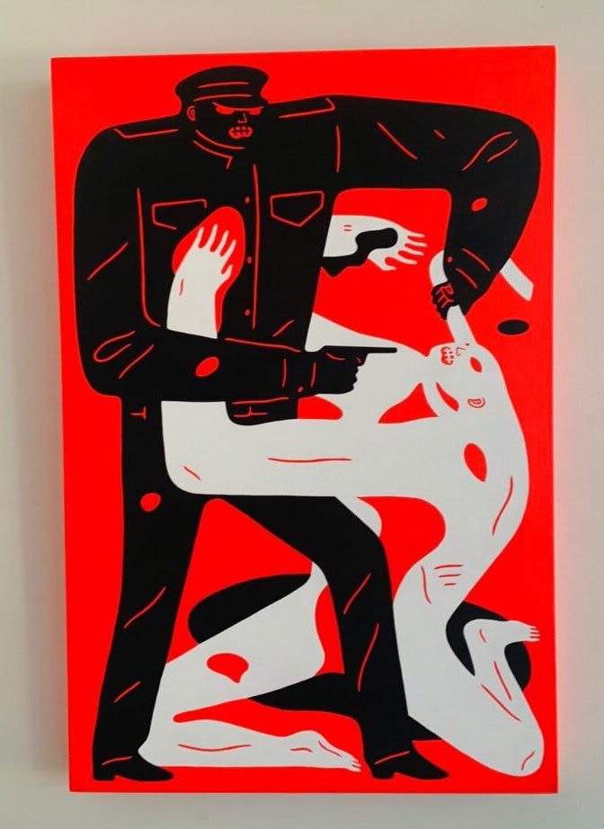 Cleon Peterson, Submission II, 2018