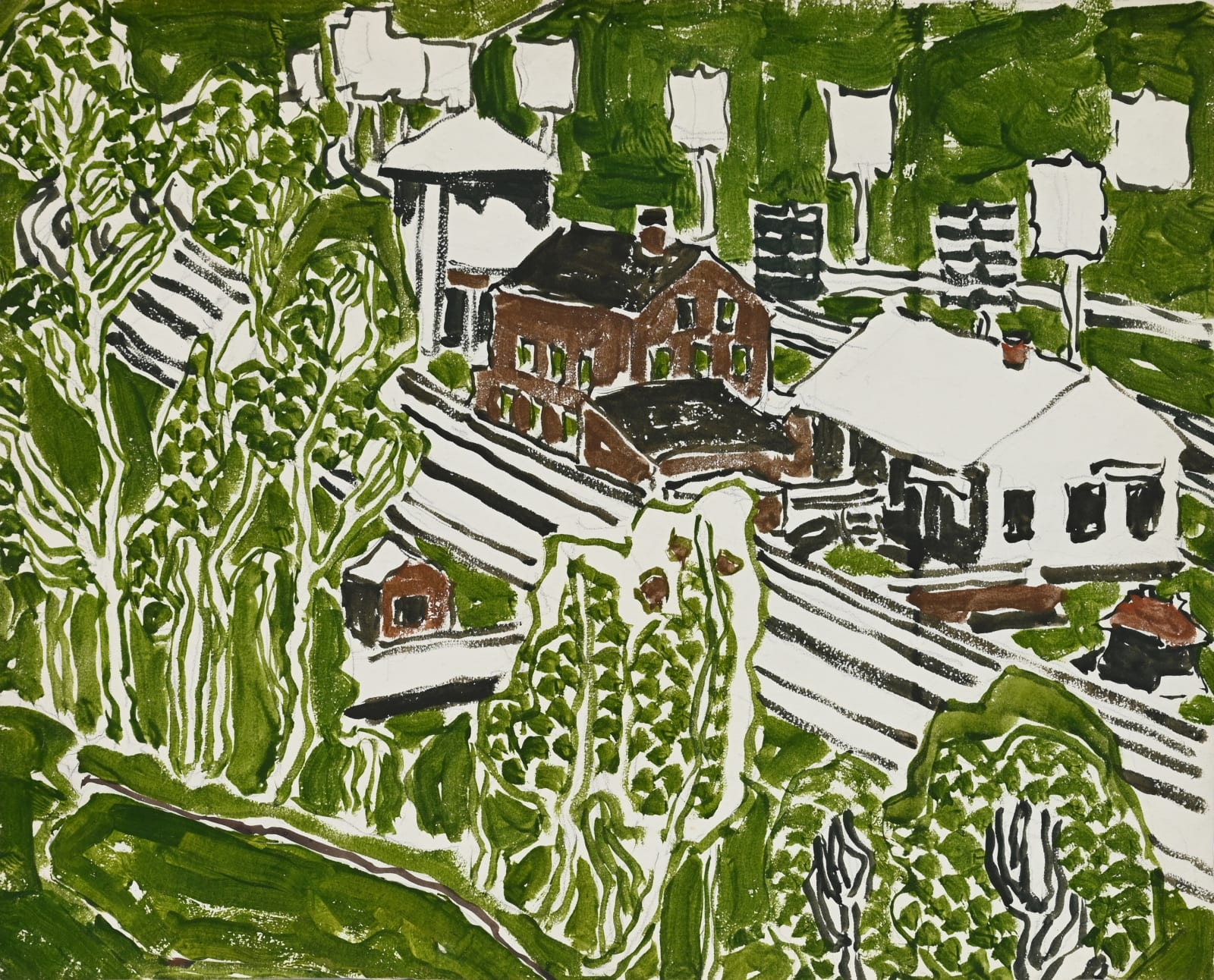 DAVID MILNE, Spring in Boston Corners, 1916