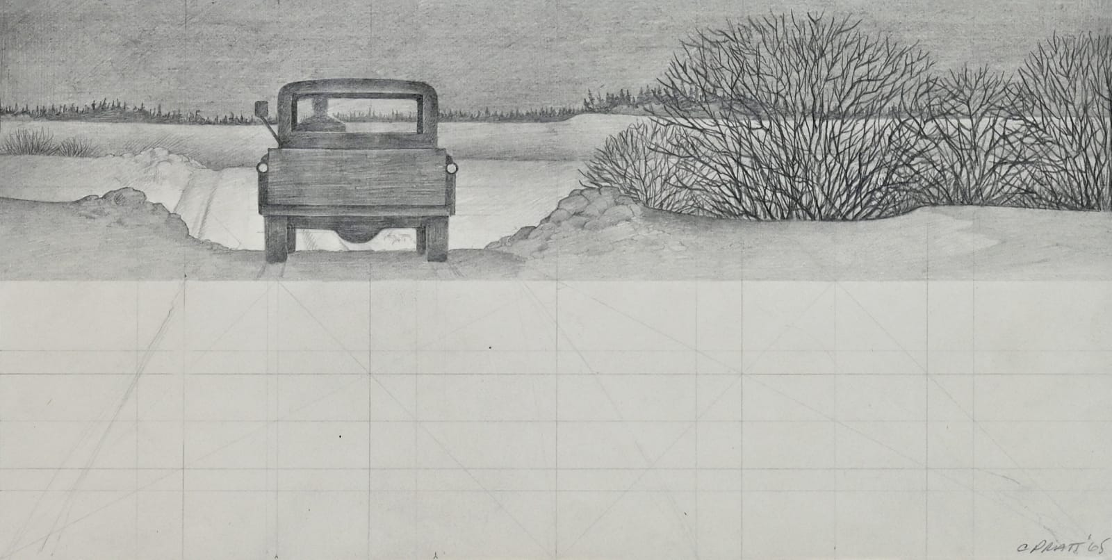 CHRISTOPHER PRATT, Pickup, Harricot Road, 1965
