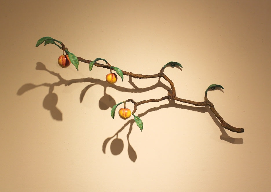 VICTOR CICANSKY, Espalier Peaches, 2019