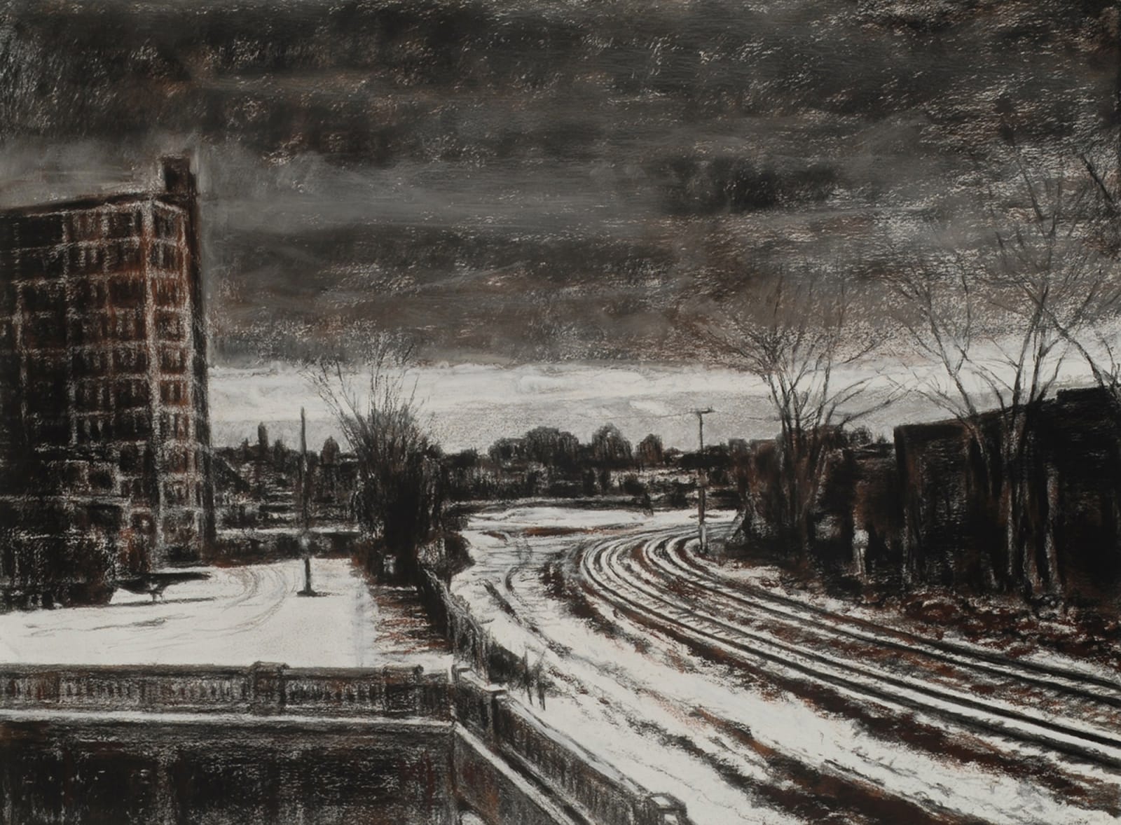 PETER KRAUSZ, Gare de Triage (Hiver), 2017
