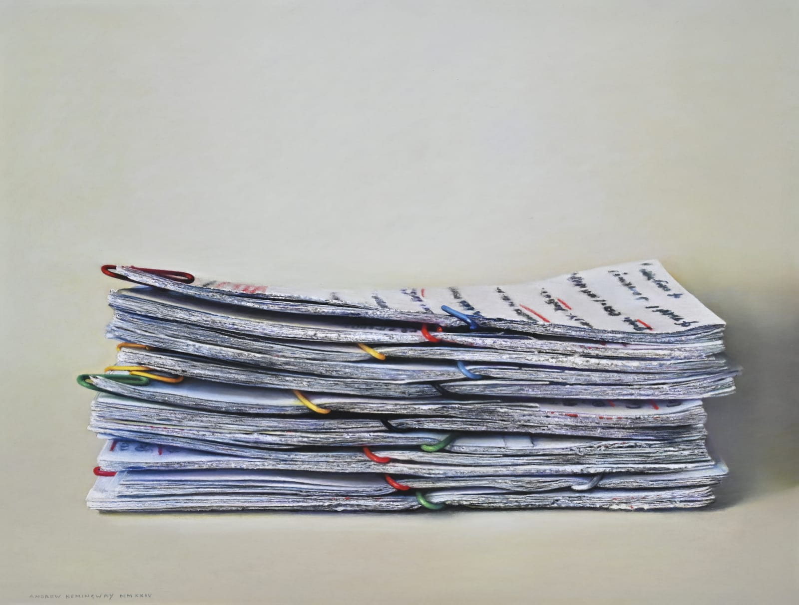 ANDREW HEMINGWAY, The Pen is Mightier than the Sword, 2024