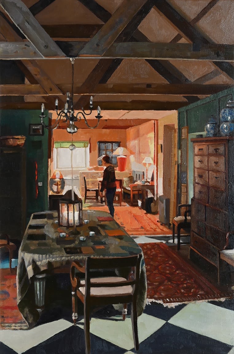 SIMON ANDREW, Erika in the Kitchen, Trereife, 2020