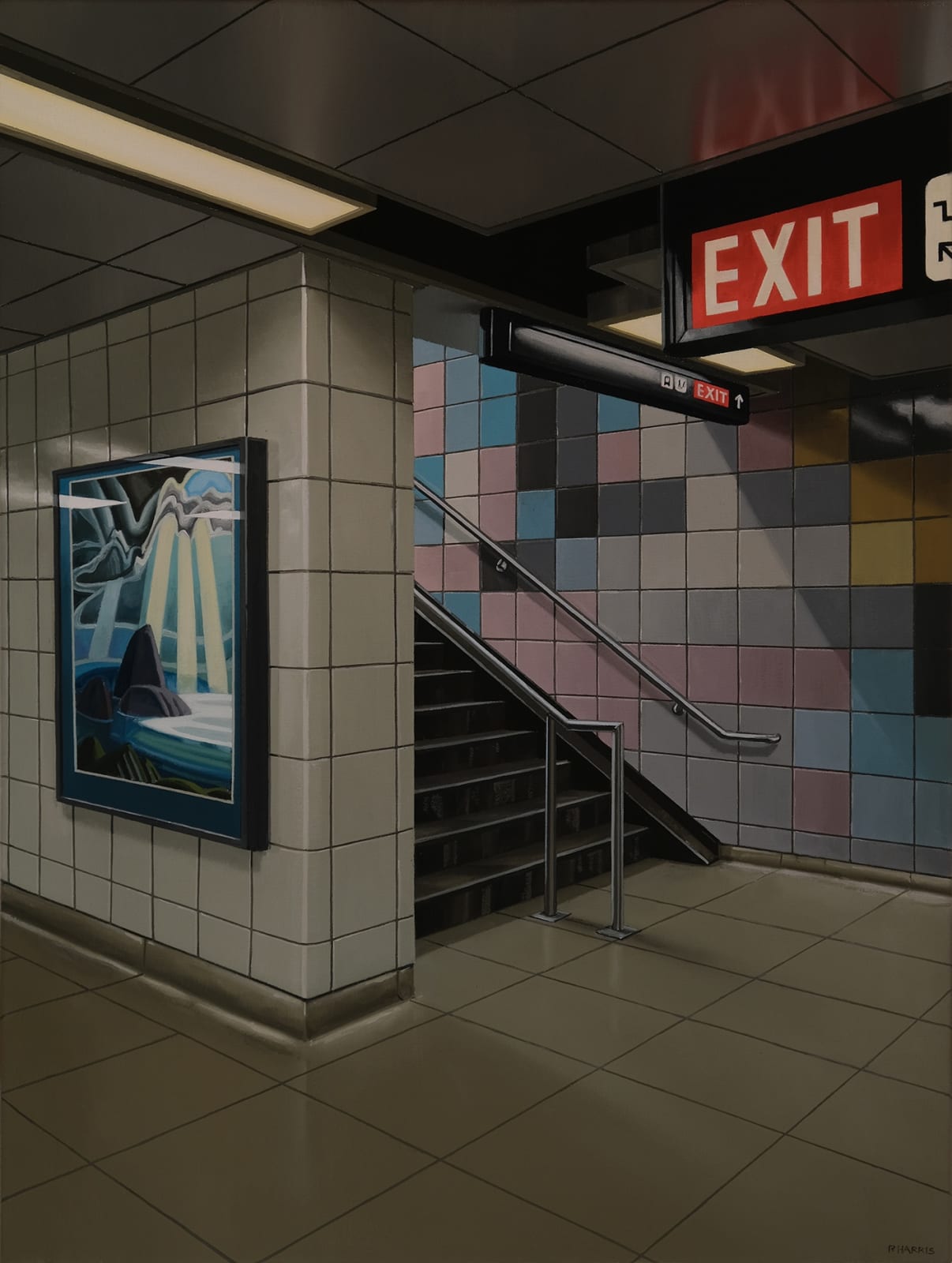 PETER HARRIS, Exit with Lake Superior, 2023