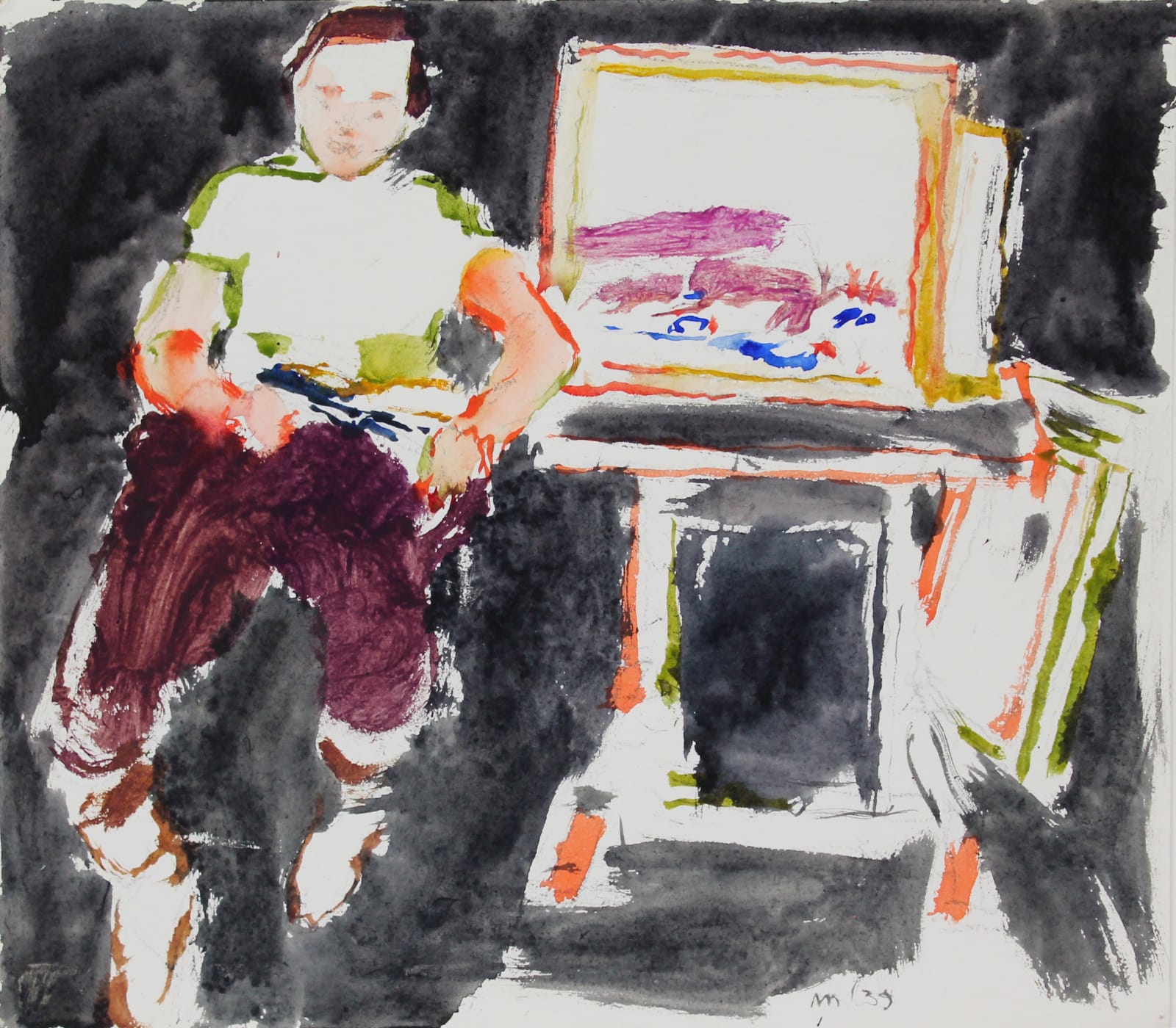 DAVID MILNE, Visitor and Pictures, 1939