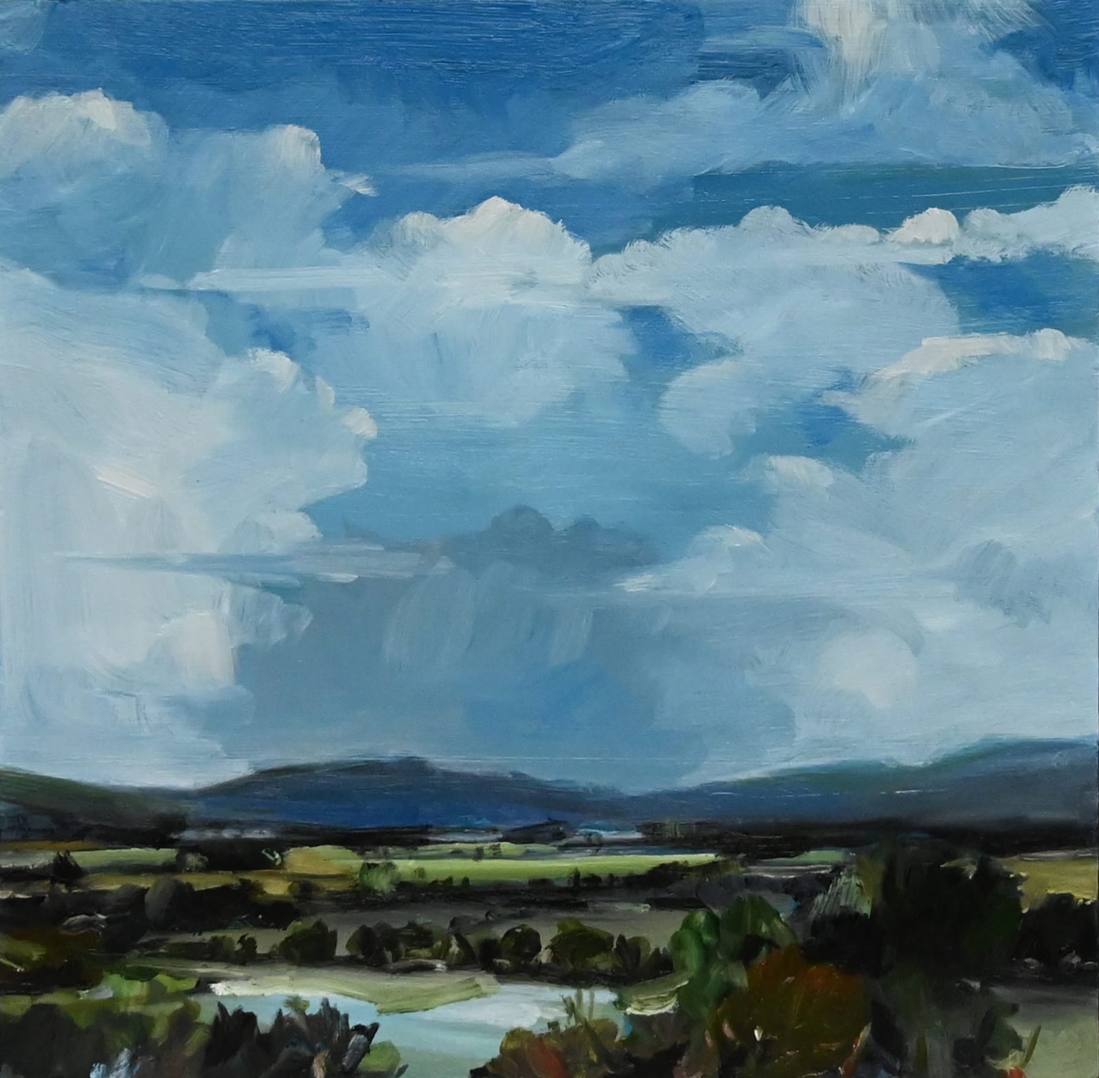 SIMON ANDREW, Stacked Clouds, 2021