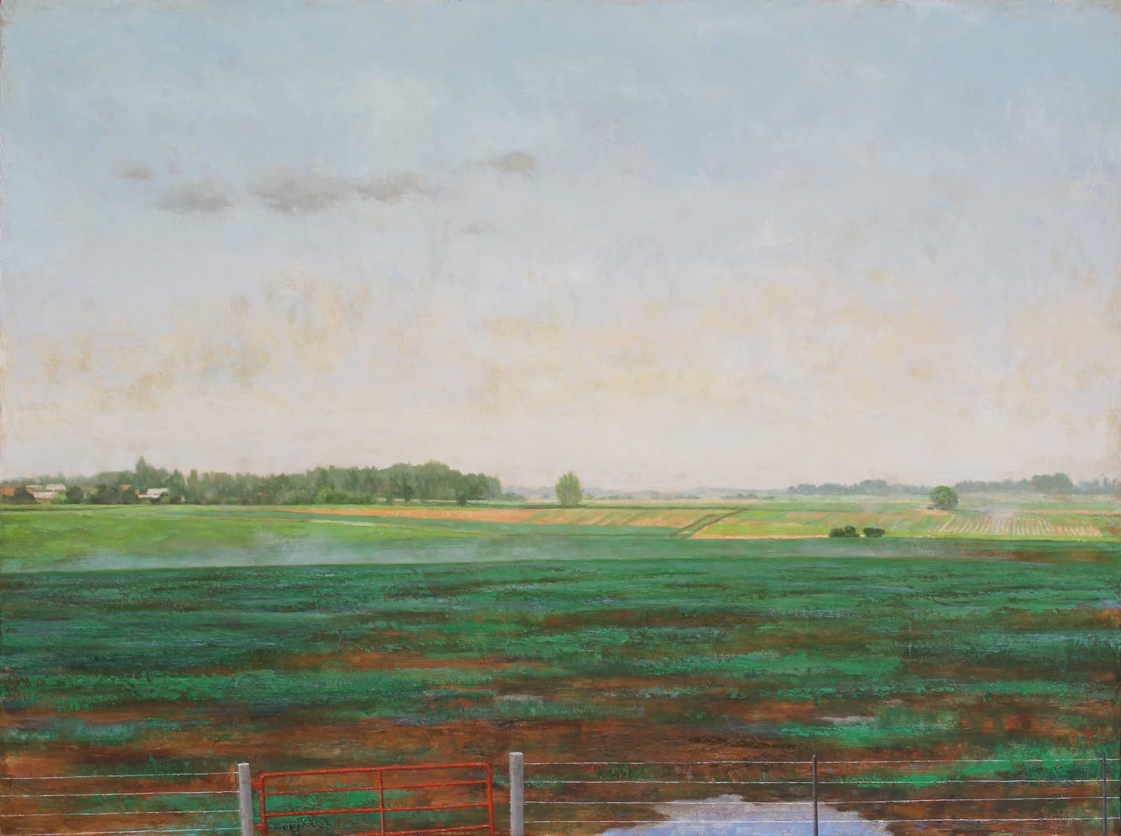 FABIAN JEAN, Fields with Gate, 2014