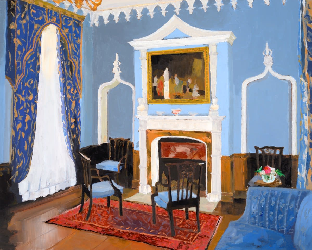 SIMON ANDREW, Formal Blue Room, 2018