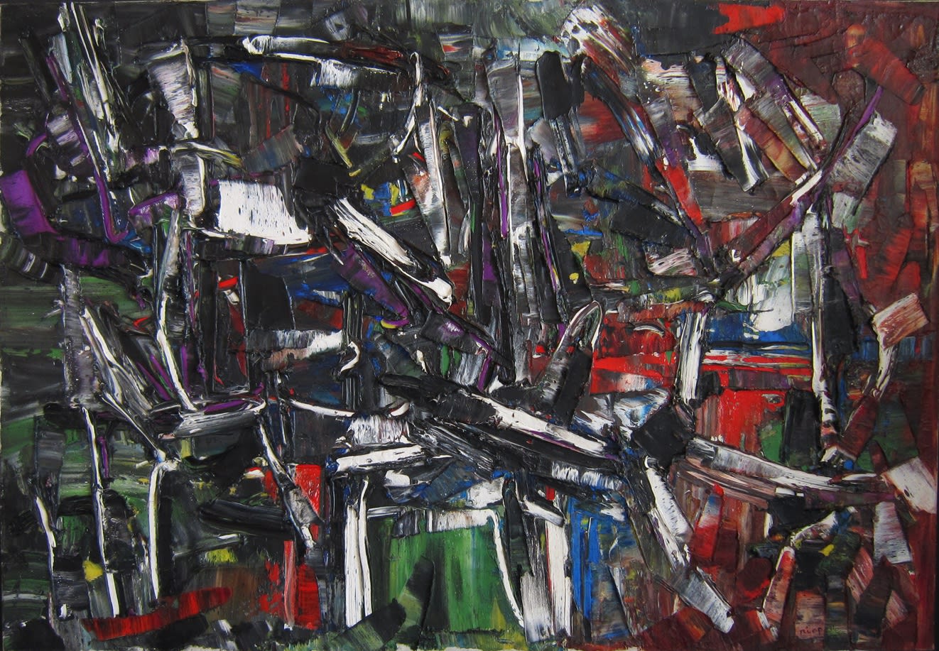 JEAN PAUL RIOPELLE, Parterre, 1958