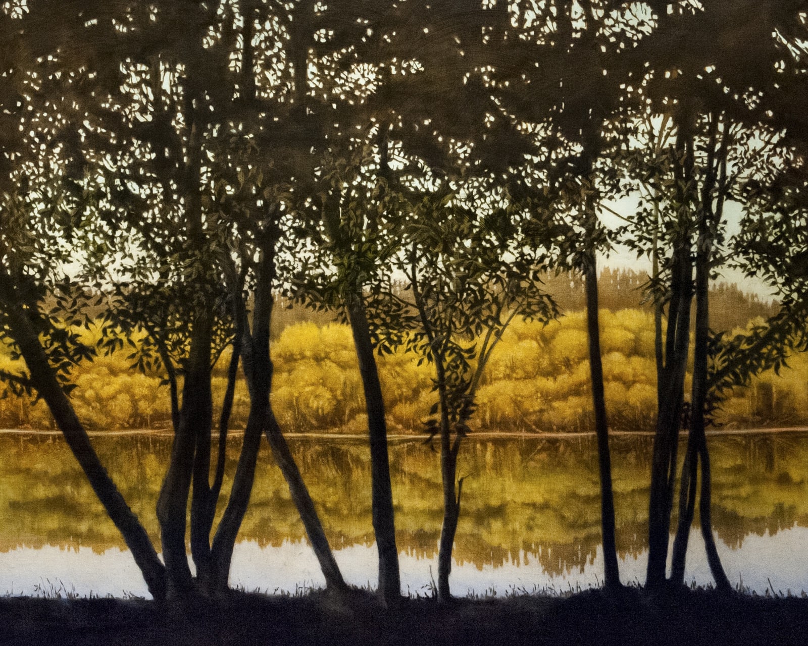 STEPHEN HUTCHINGS, Along the Bank, 2014
