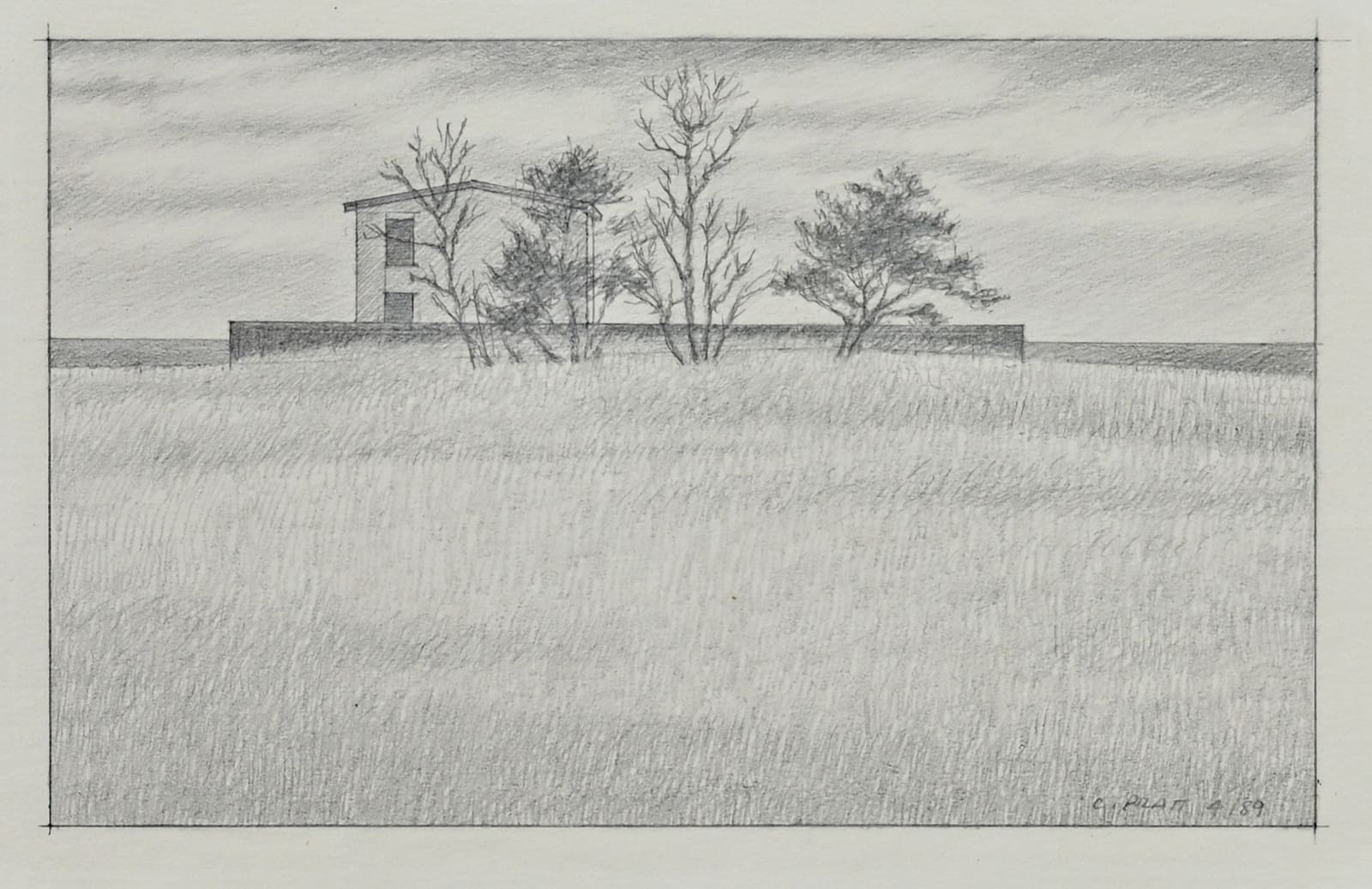 CHRISTOPHER PRATT, House on Colinet Island, 1989