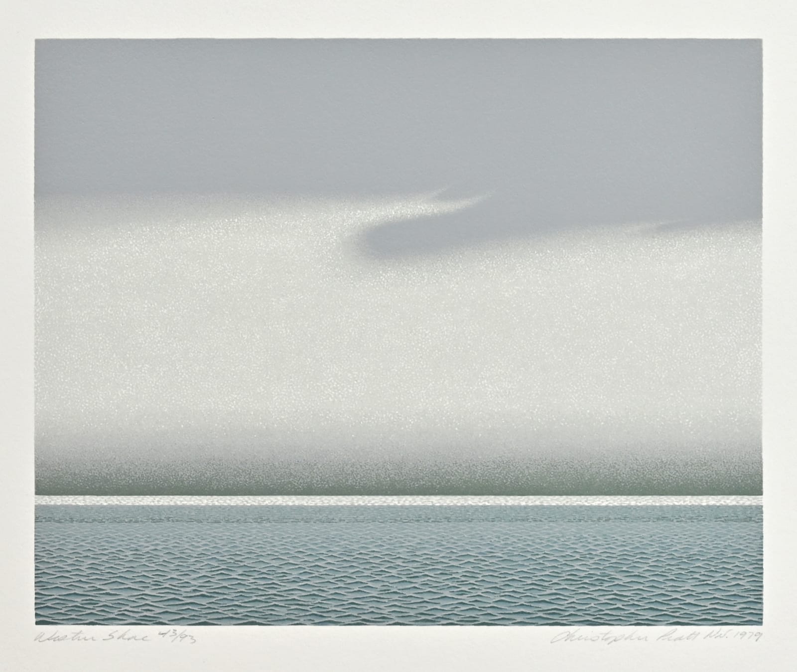 CHRISTOPHER PRATT, Western Shore (with book: Christopher Pratt, Quintus Press 1981), 1981