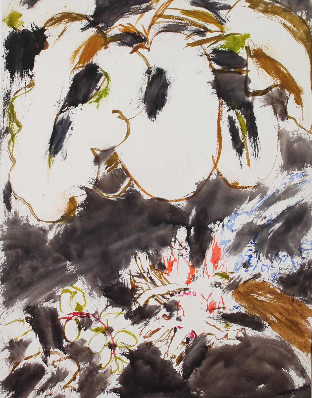 DAVID MILNE, Fire Among Weeds, Aug. 1940
