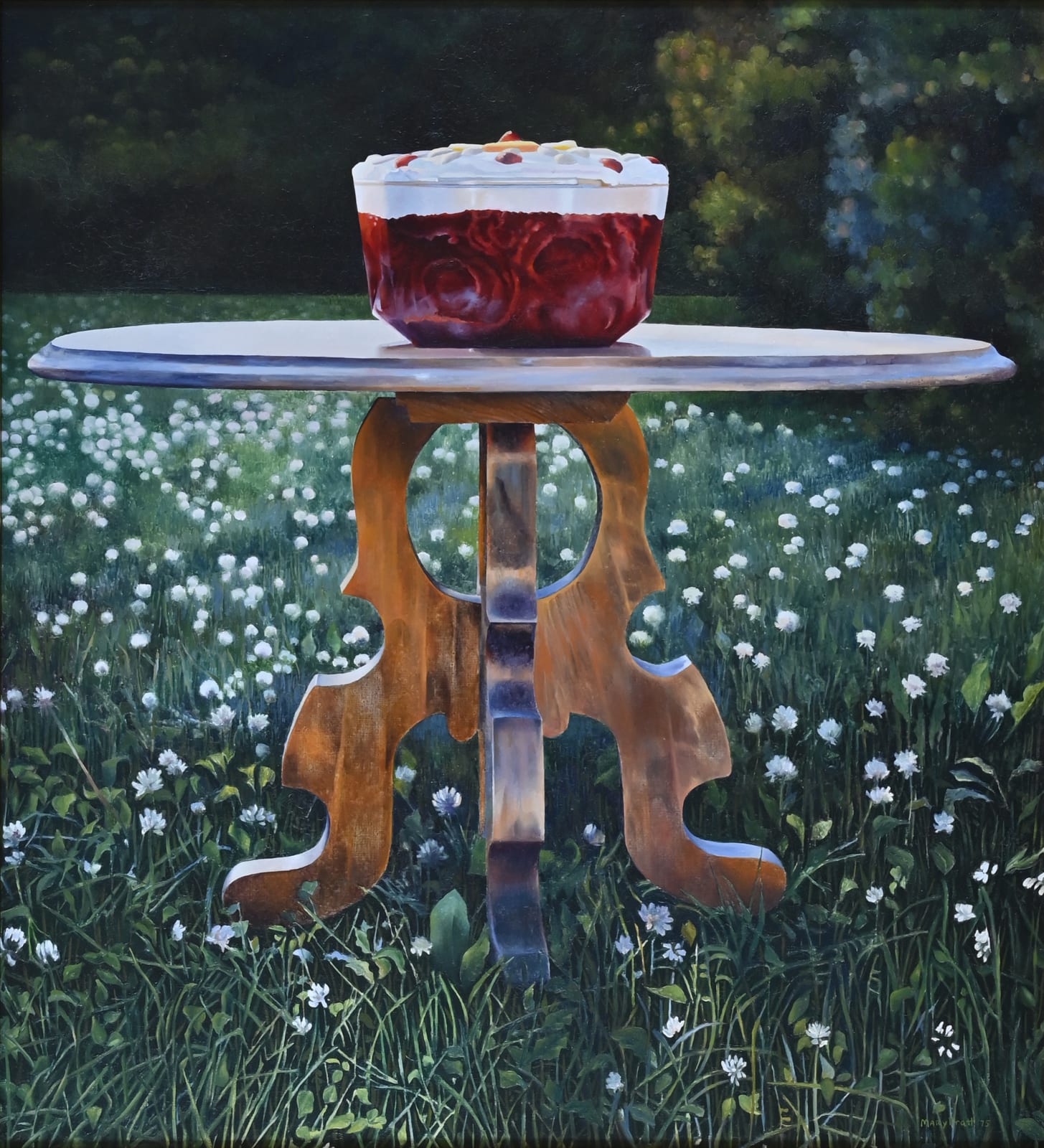 MARY PRATT, Trifle in the Garden, 1975