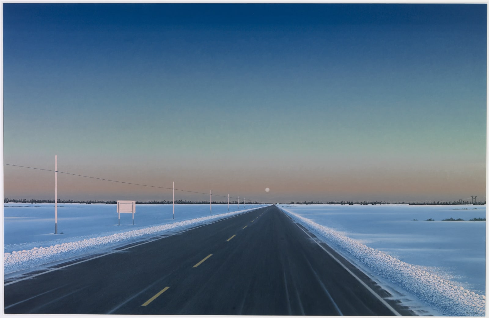 CHRISTOPHER PRATT, Solstice Drive to St. Anthony, 2008