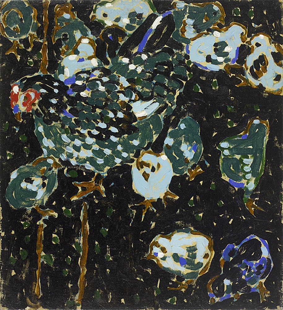 DAVID MILNE, Hen and Chicks, 1914