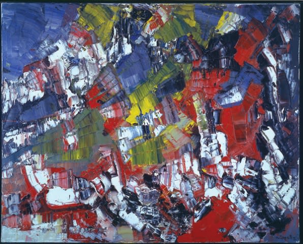 JEAN PAUL RIOPELLE, Le Joyeux Vélo , 1956