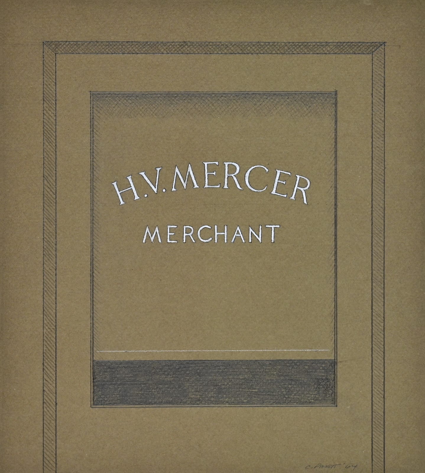 CHRISTOPHER PRATT, H.V. Mercer, Merchant, 1964