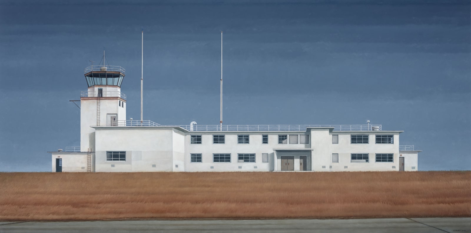 CHRISTOPHER PRATT, Argentia: The Ruins of Fort McAndrew After the Cold War, 2013