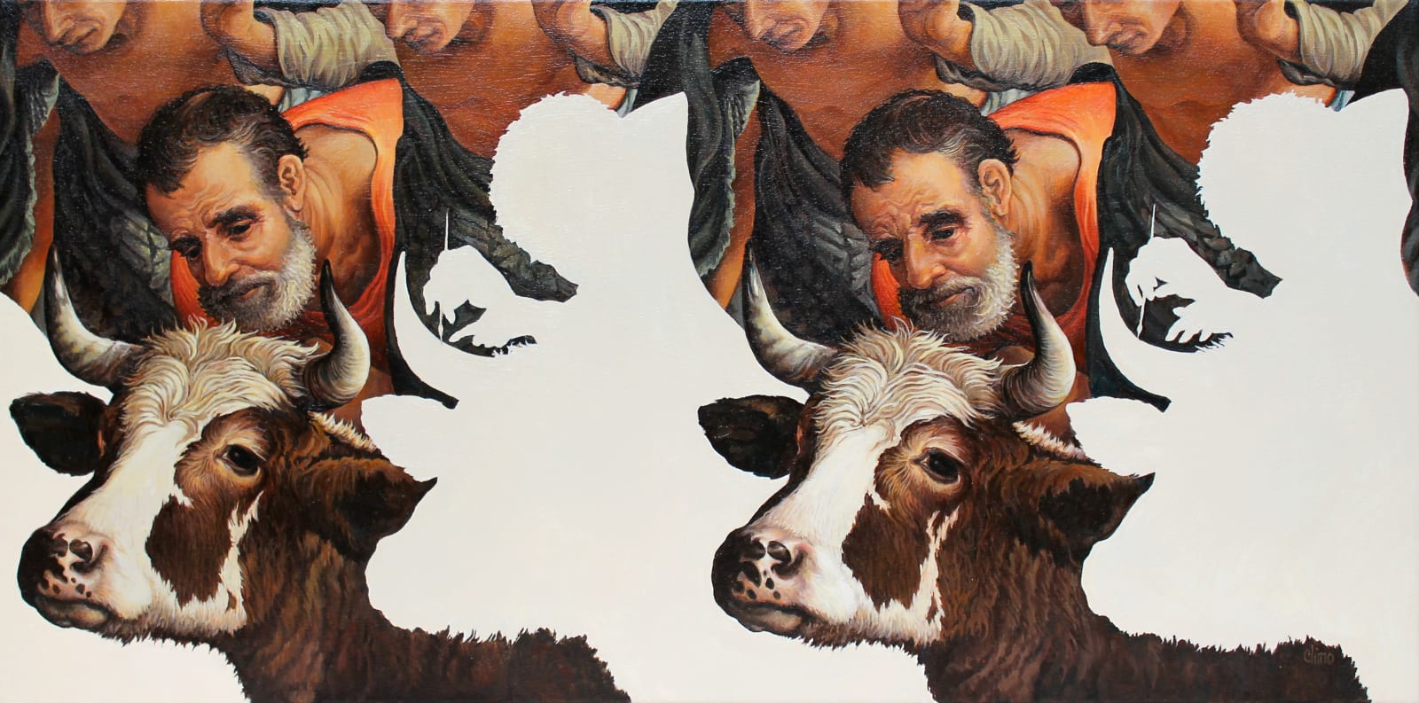 LINDEE CLIMO, 20/20 Spirit Doubles #1, after Peter Aertsen, 2018
