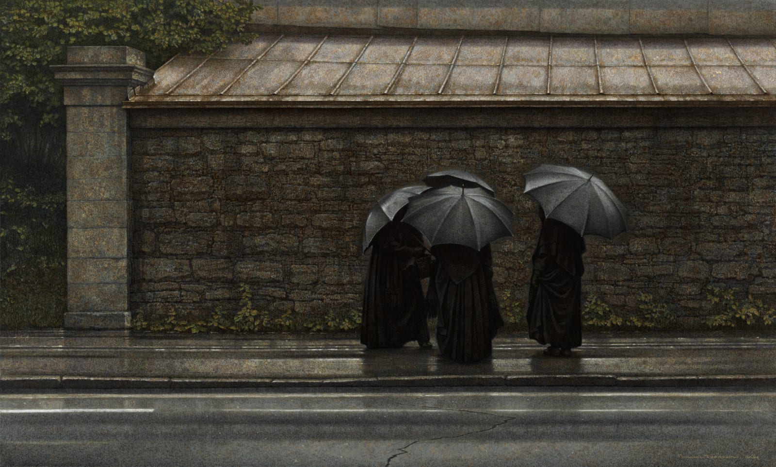 MICHAEL THOMPSON, Nuns on Sherbrooke Street, 2024