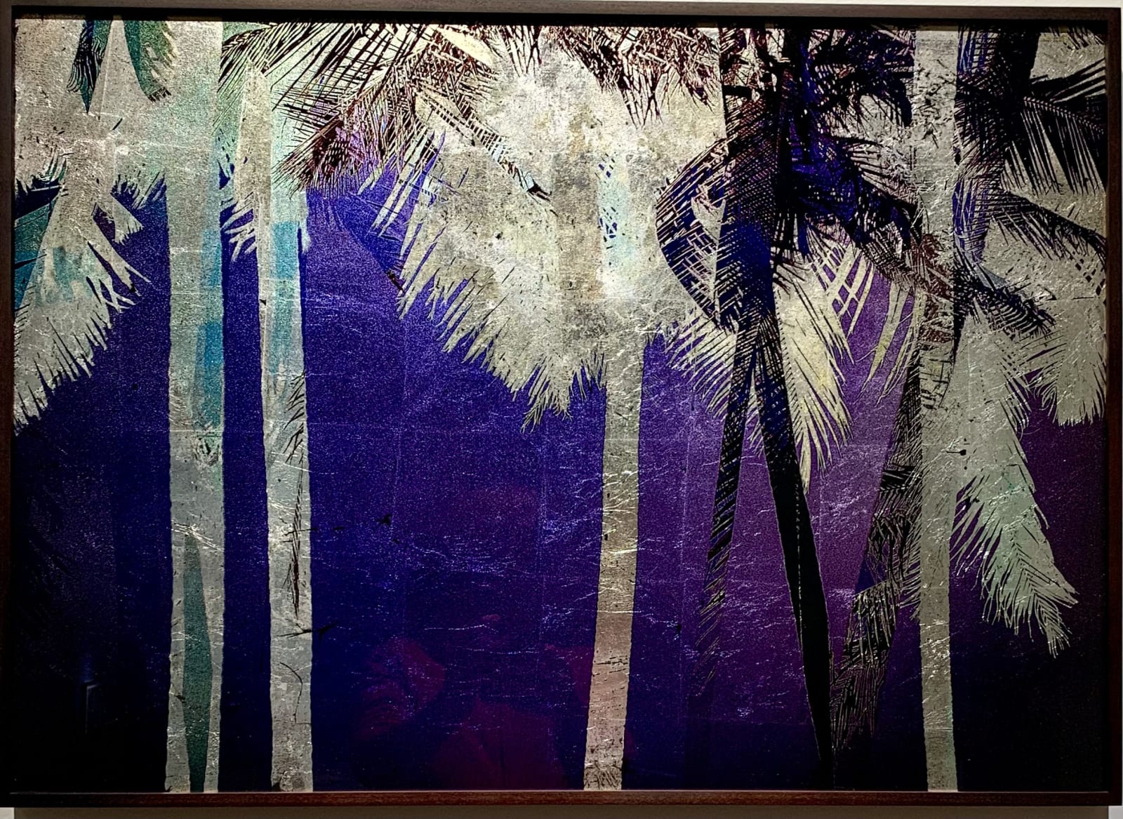 Valda Bailey, Sacred Palms - with Rose Gold leaf, 2019