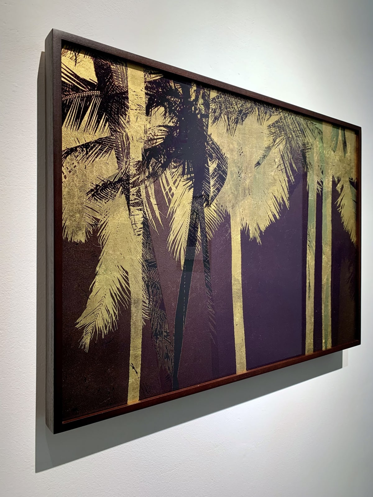 Valda Bailey, Sacred Palms - with Rose Gold leaf, 2019