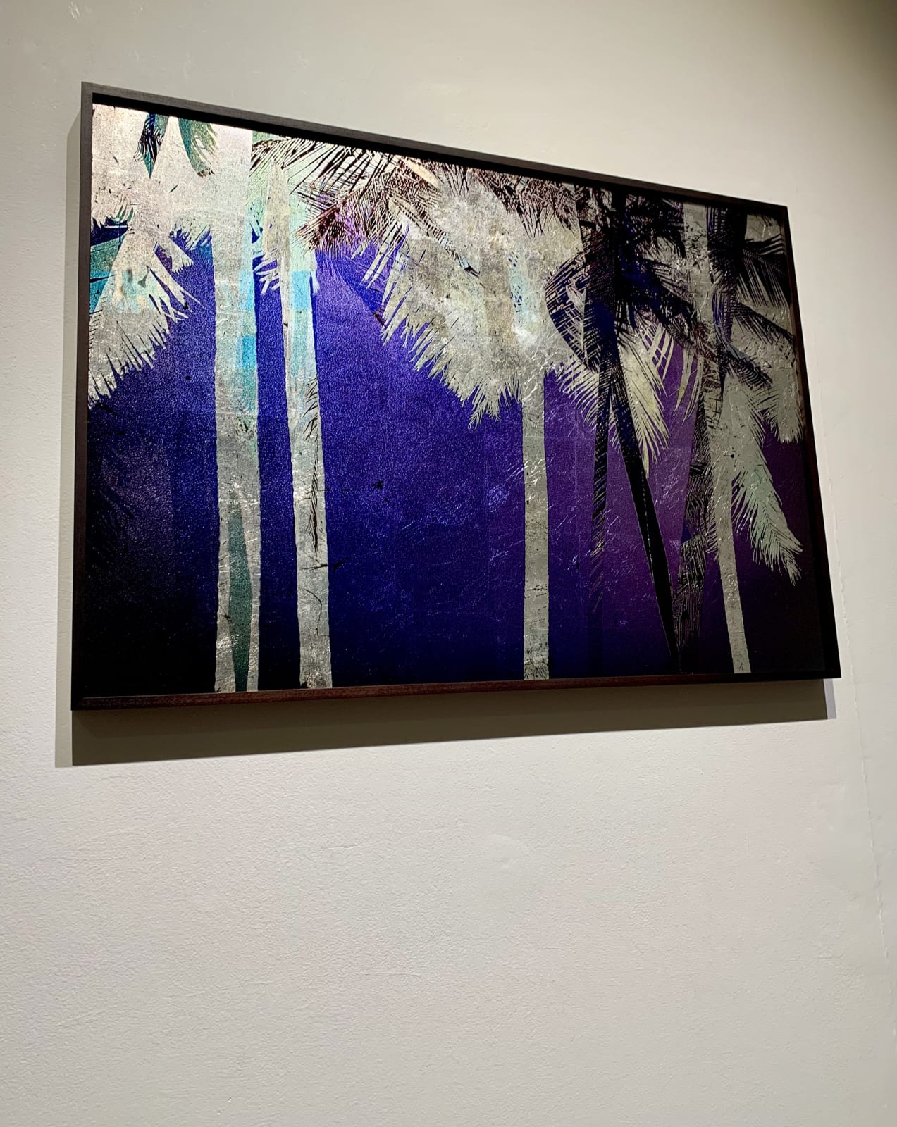 Valda Bailey, Sacred Palms - with Rose Gold leaf, 2019