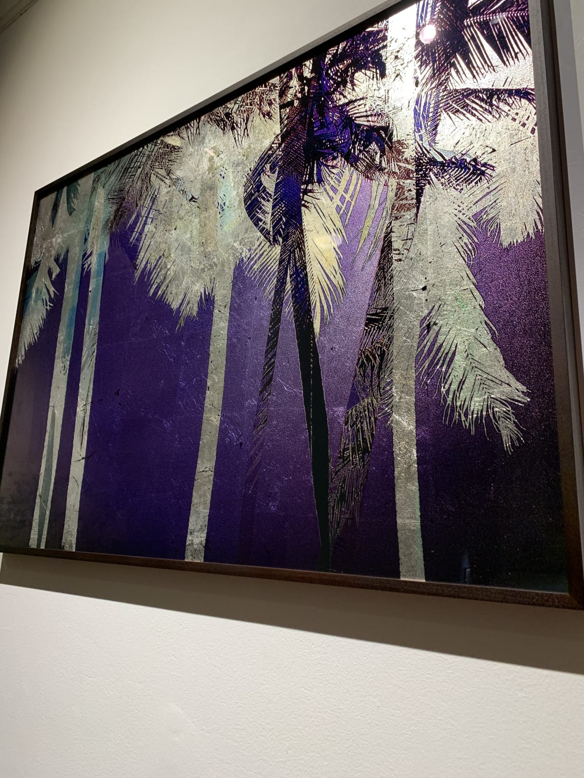 Valda Bailey, Sacred Palms - with Rose Gold leaf, 2019
