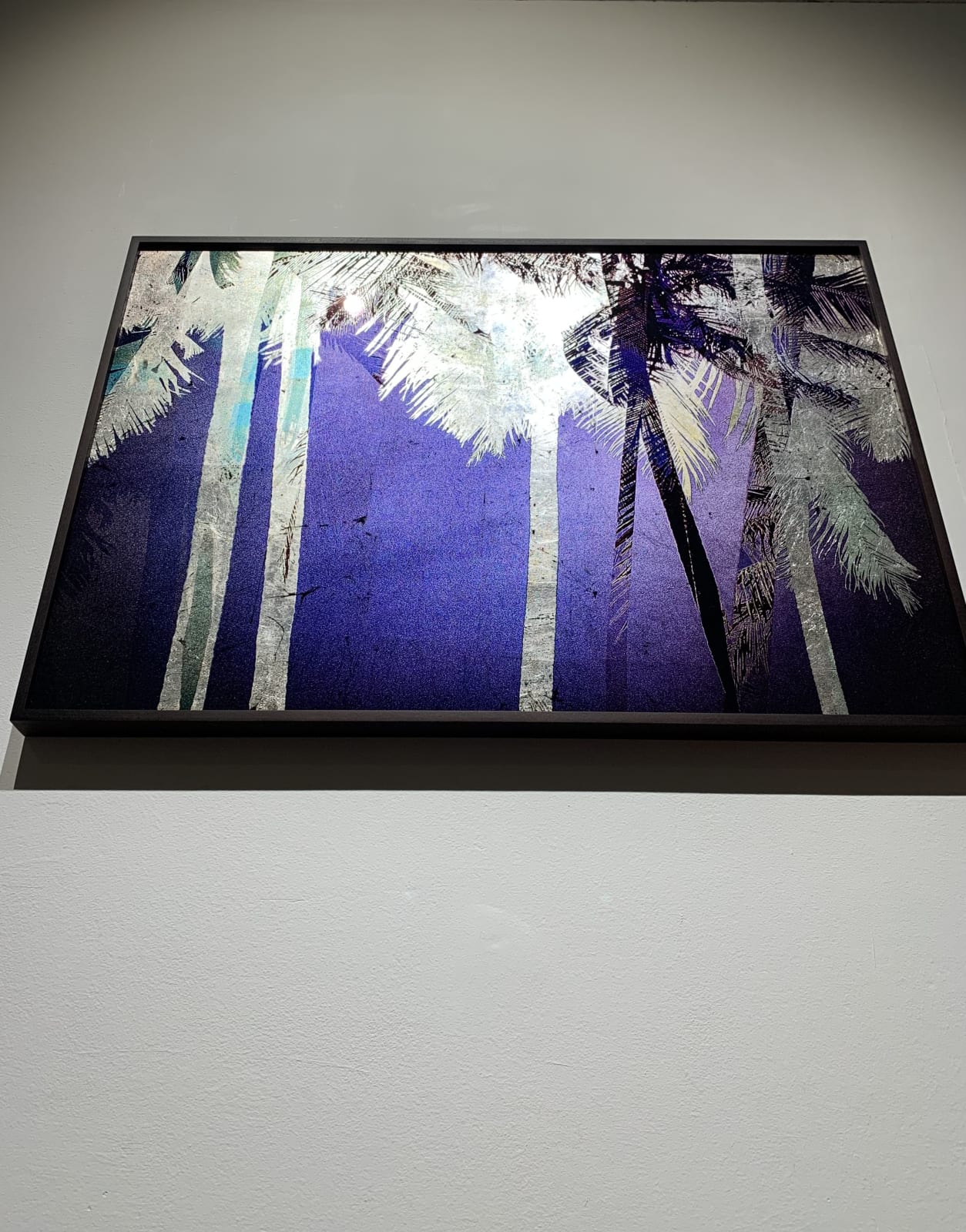 Valda Bailey, Sacred Palms - with Rose Gold leaf, 2019