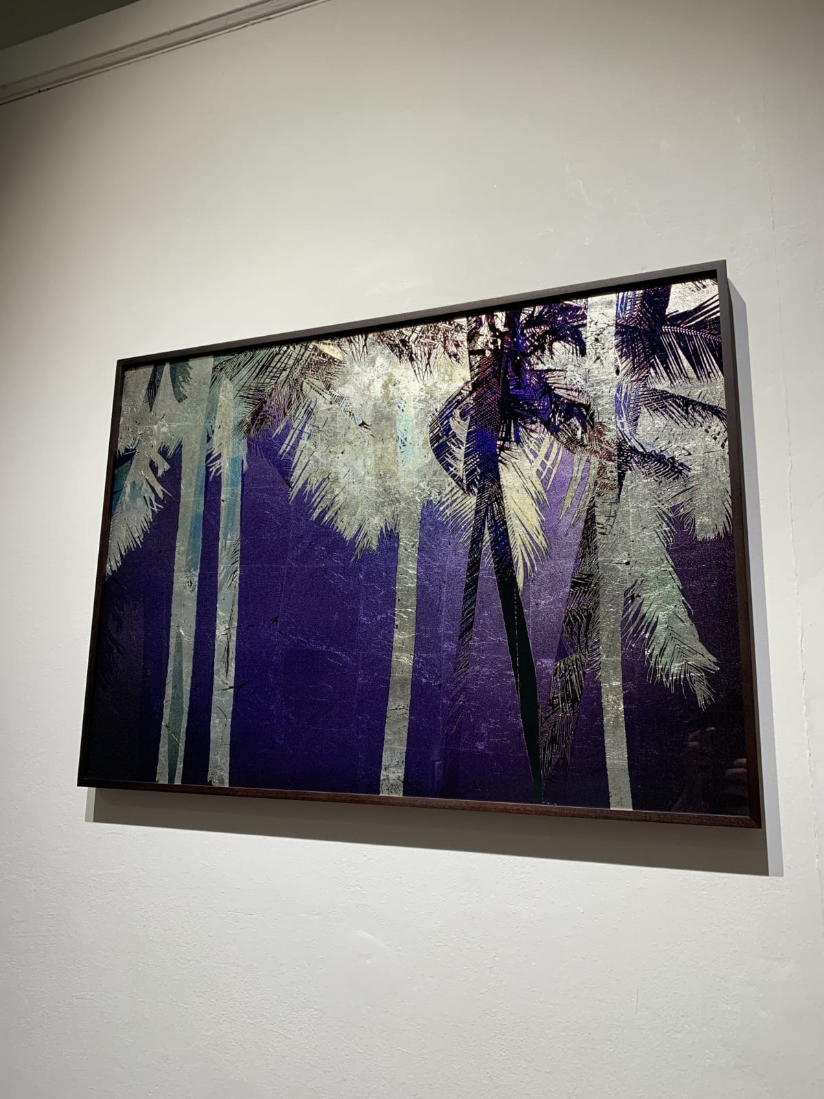 Valda Bailey, Sacred Palms - with Rose Gold leaf, 2019