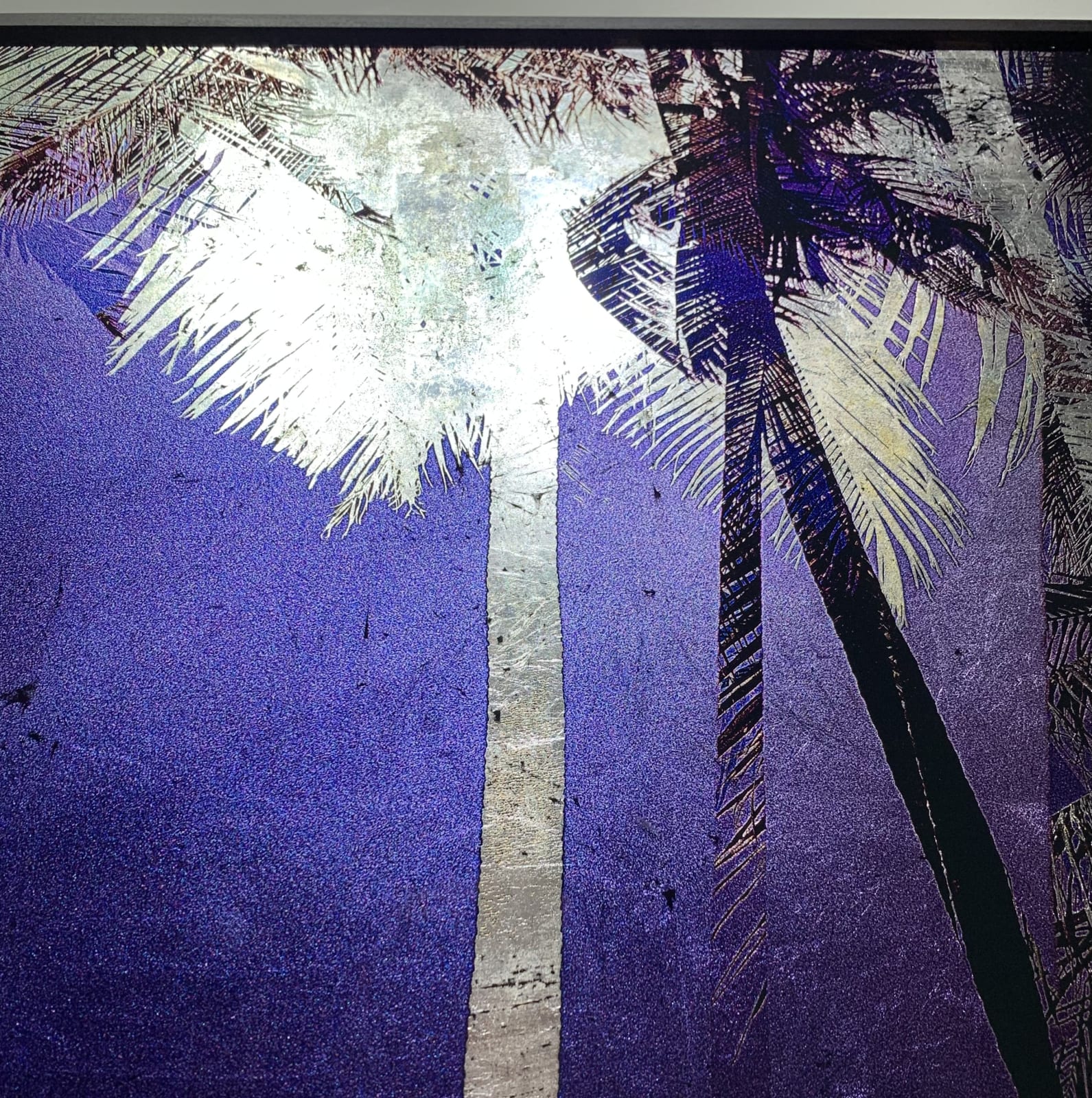Valda Bailey, Sacred Palms - with Rose Gold leaf, 2019