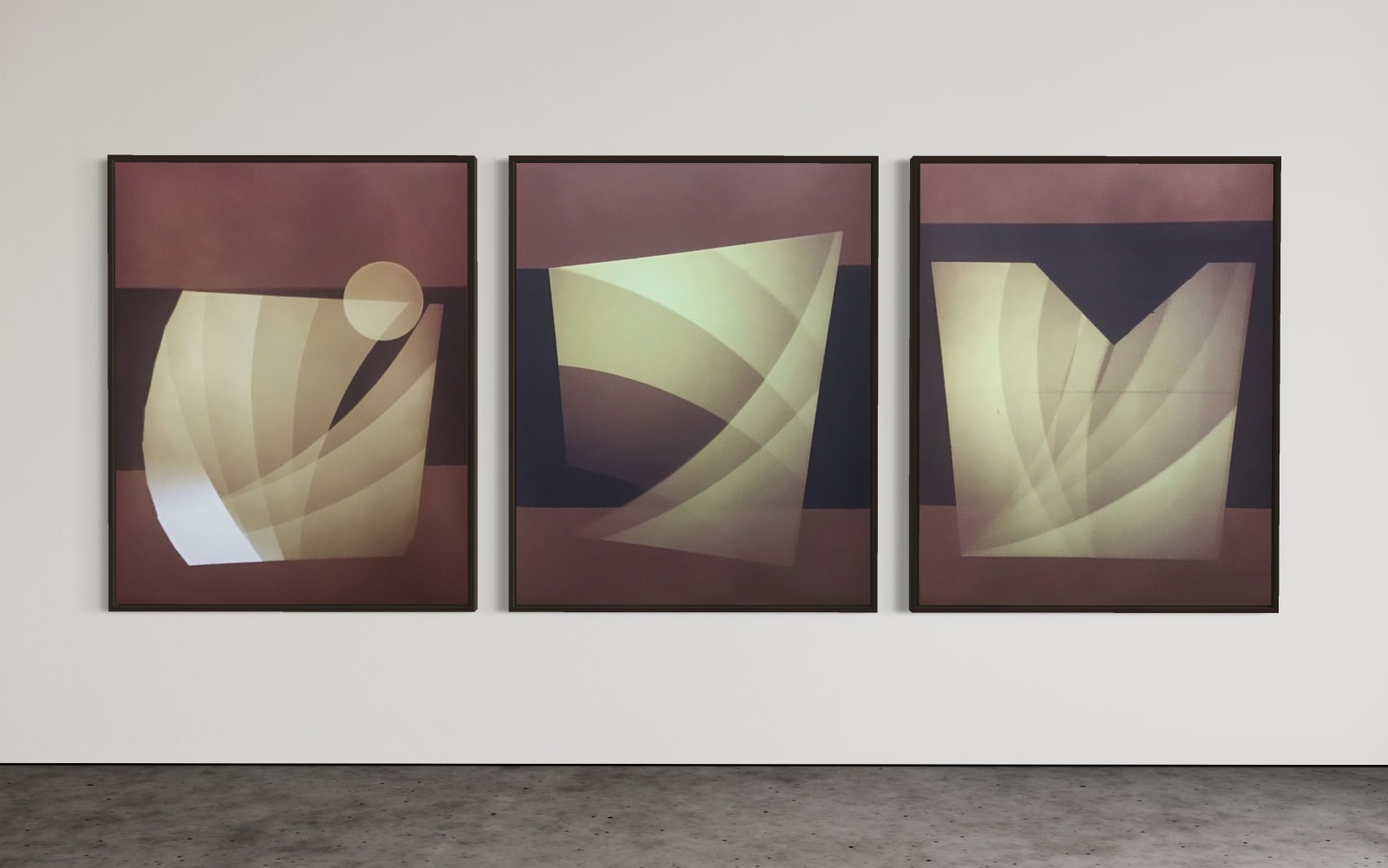 Michael Jackson, Triptych of Small Vases 1, #2, #3, 2024