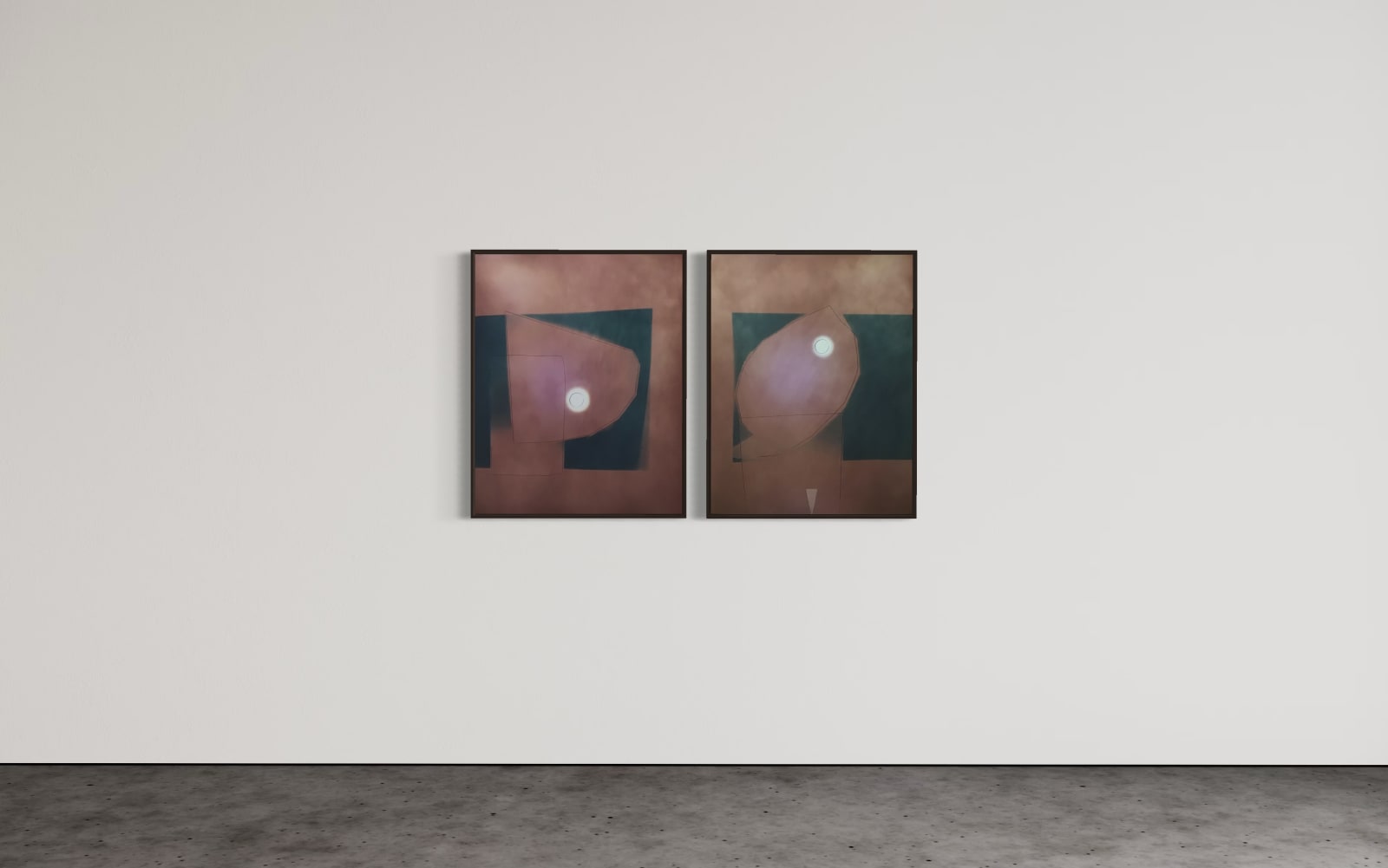 Michael Jackson, Two Forms #1 and #2 (Diptych), 2024