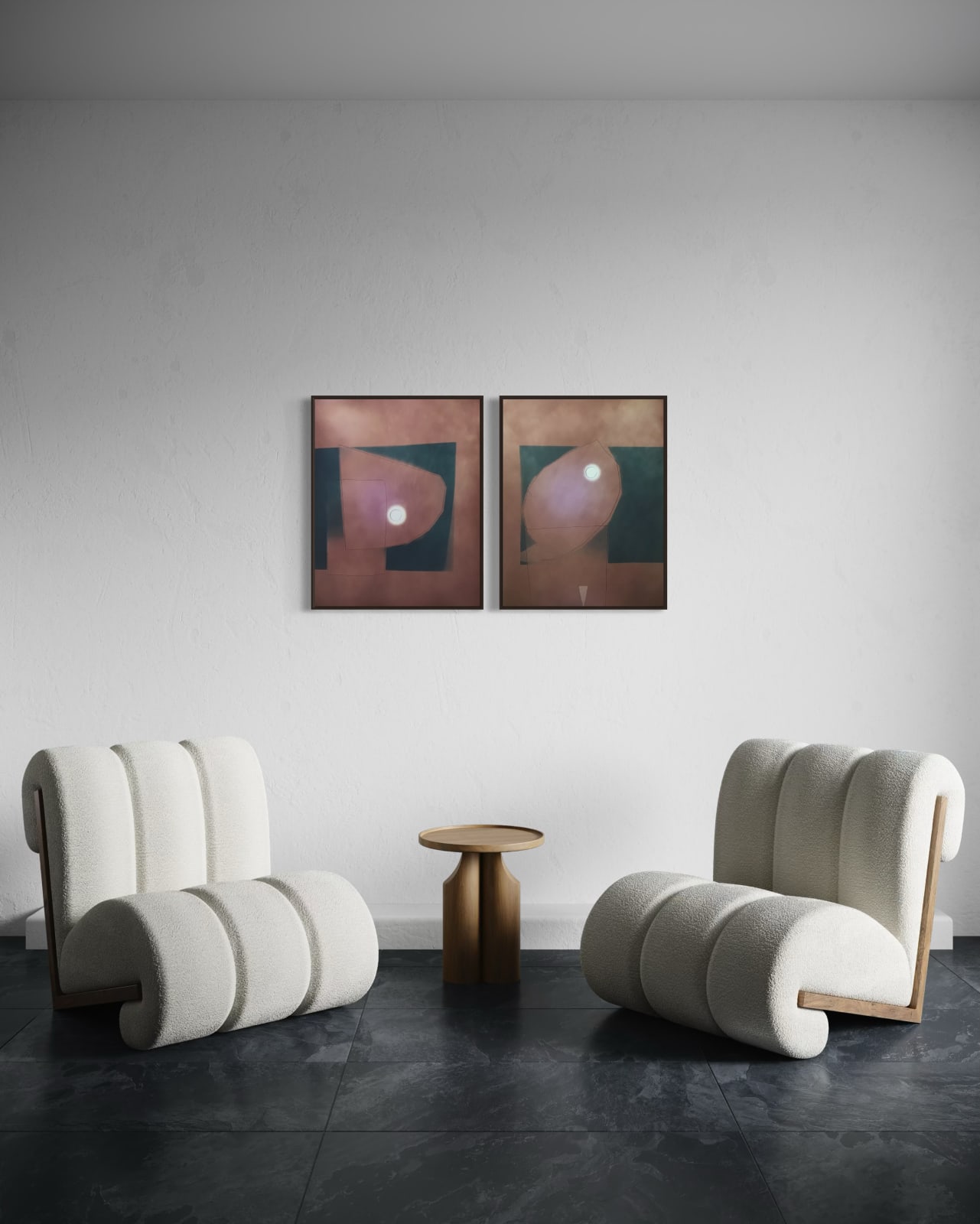 Michael Jackson, Two Forms #1 and #2 (Diptych), 2024