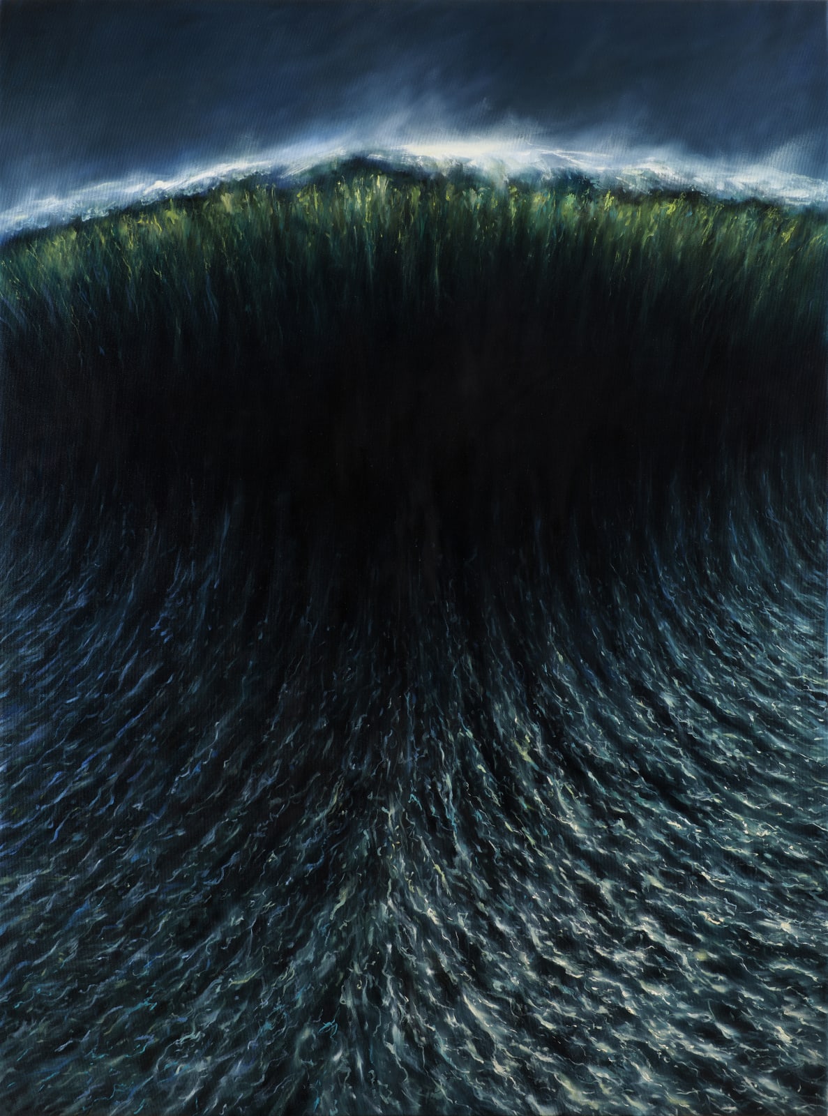 The Wave 1, oil on canvas, 110 x 150 cm