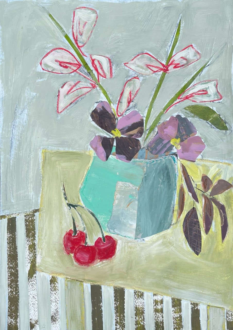 Diana Forbes, Clematis and Cherries, 2021