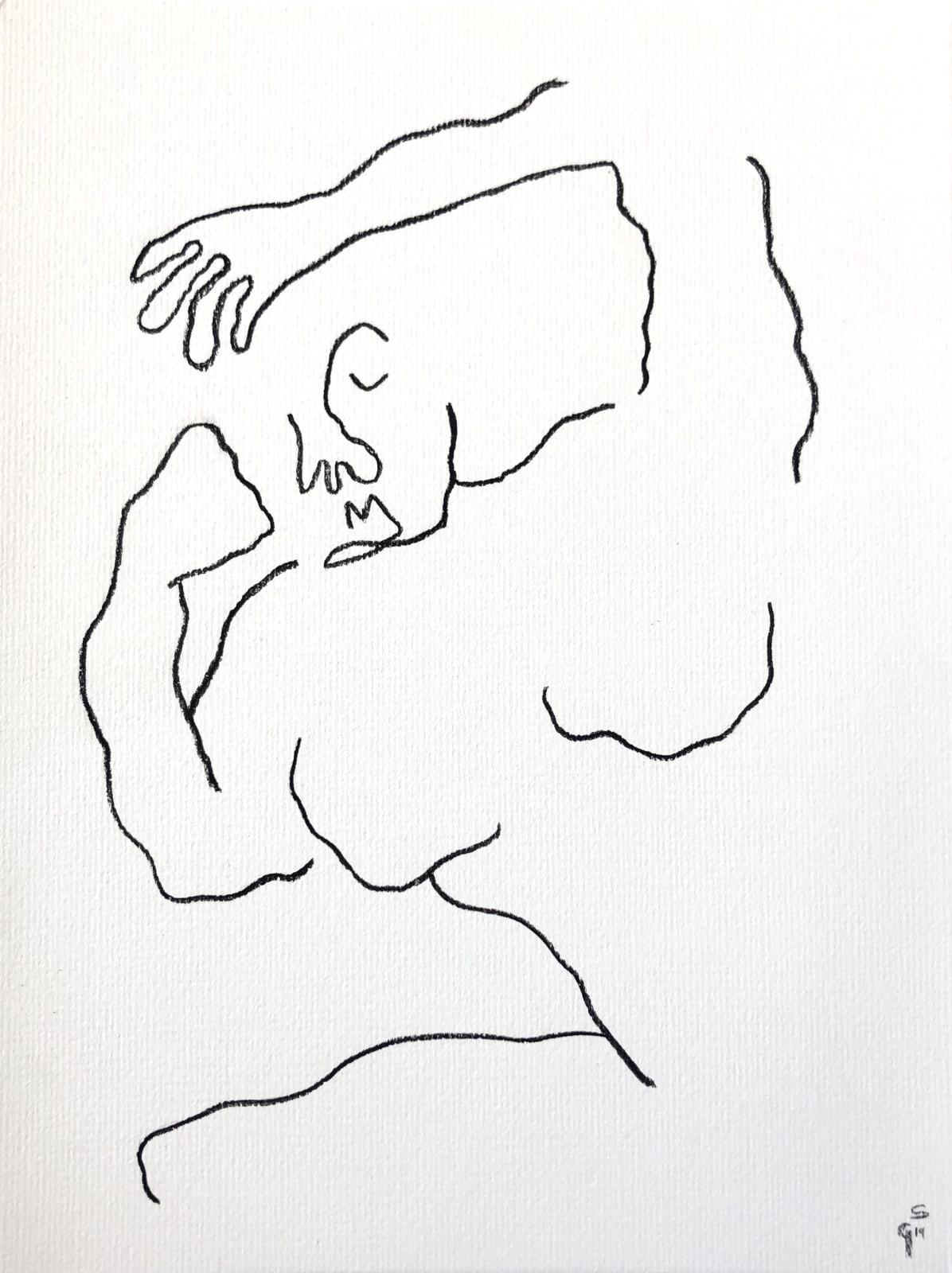 Georgie Sizeland, Just a bit tired, 2019