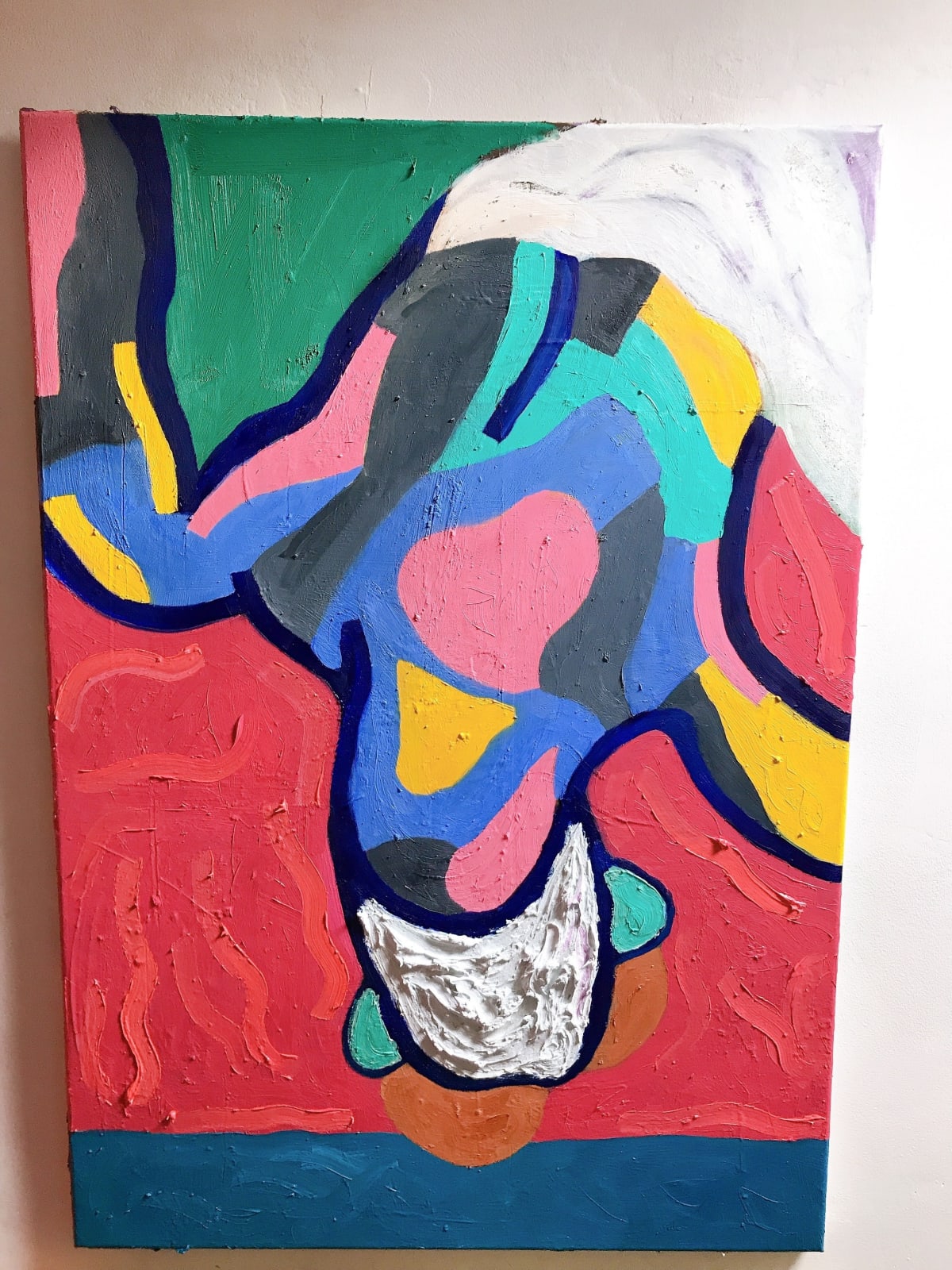 Paul Binks, Man Falling off a Bed, 2021
