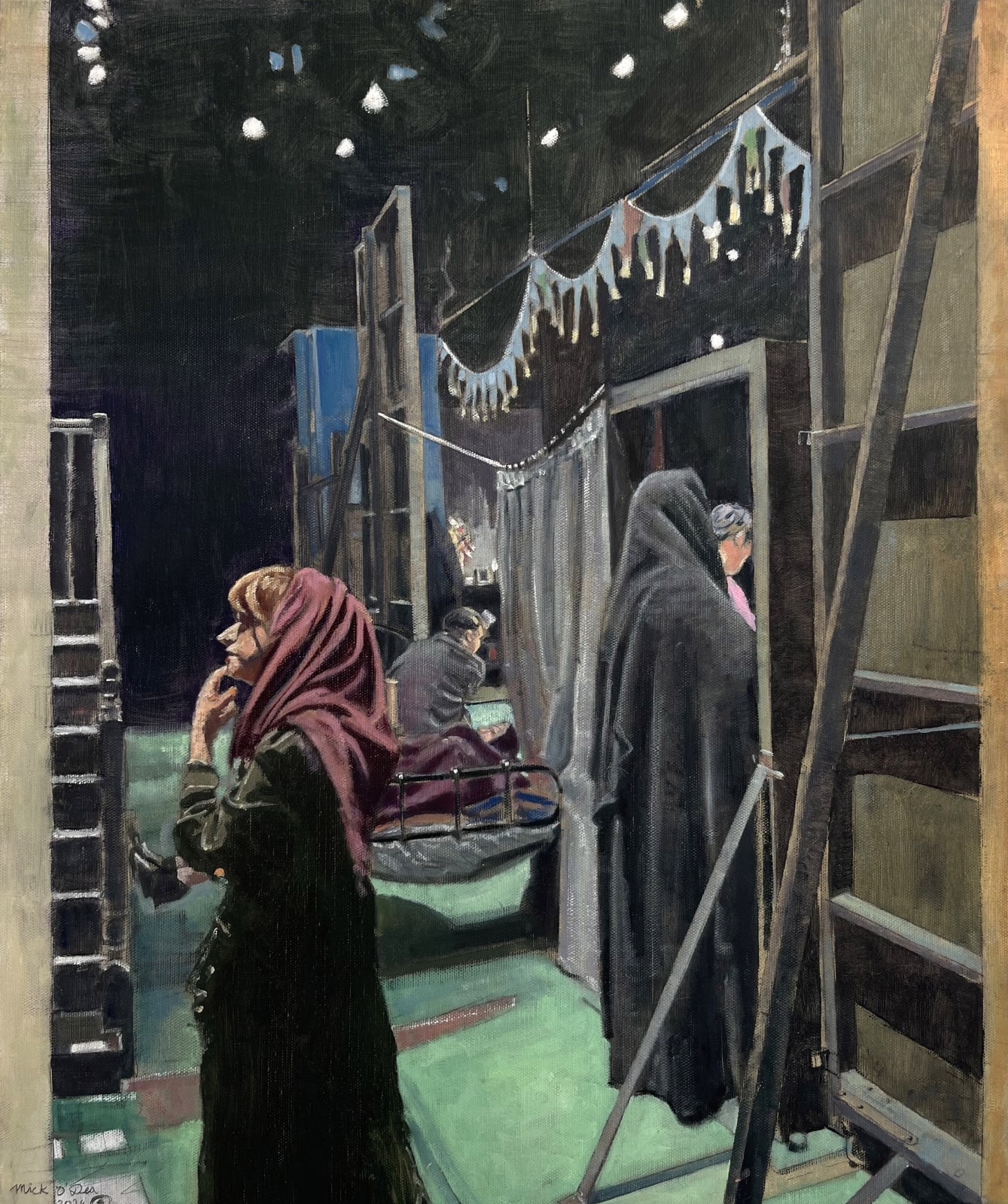 Mick O'Dea, Backstage