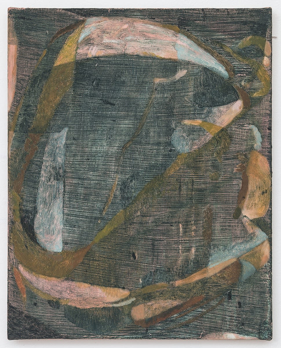 Clare Grill Snail, 2018 oil on linen 15” x 12”
