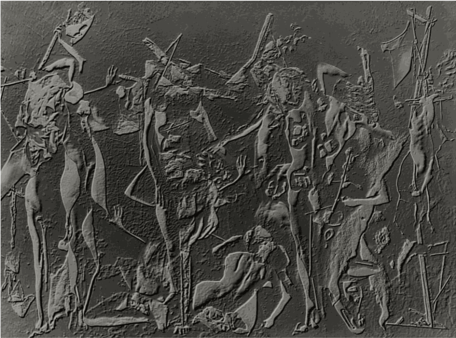 Penthésilée ou Le mur sans fin, 1938 tirage argentique d'époque 29,6 x 40 cm