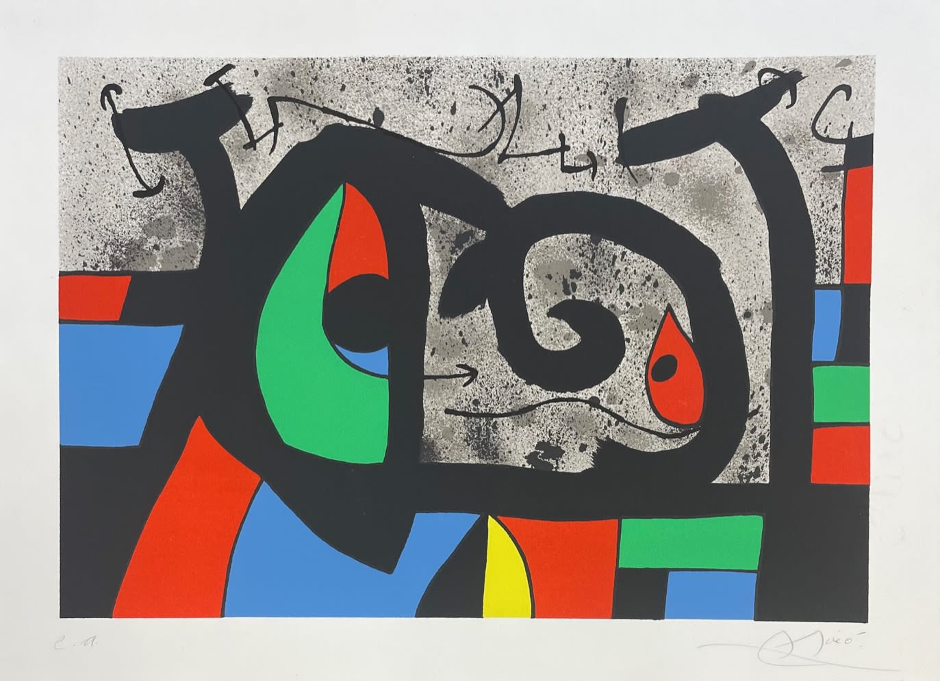 Joan Miro (Editions), Le Lezard aux Plumes D'or, 1971