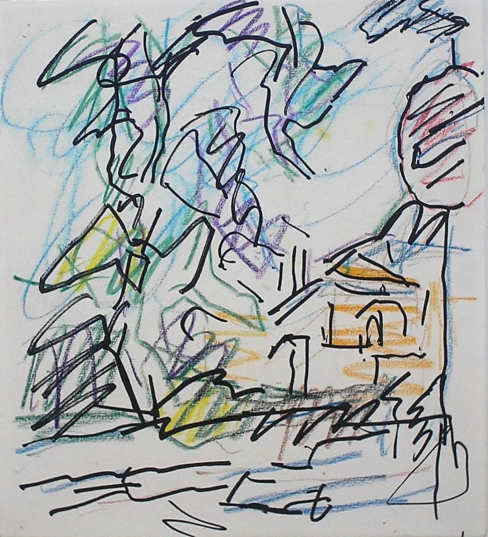 Frank Auerbach (b.1931), Study for Park Village East, 2005
