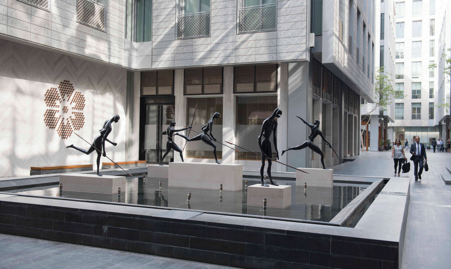 Permanet display at DIFC Dubai.