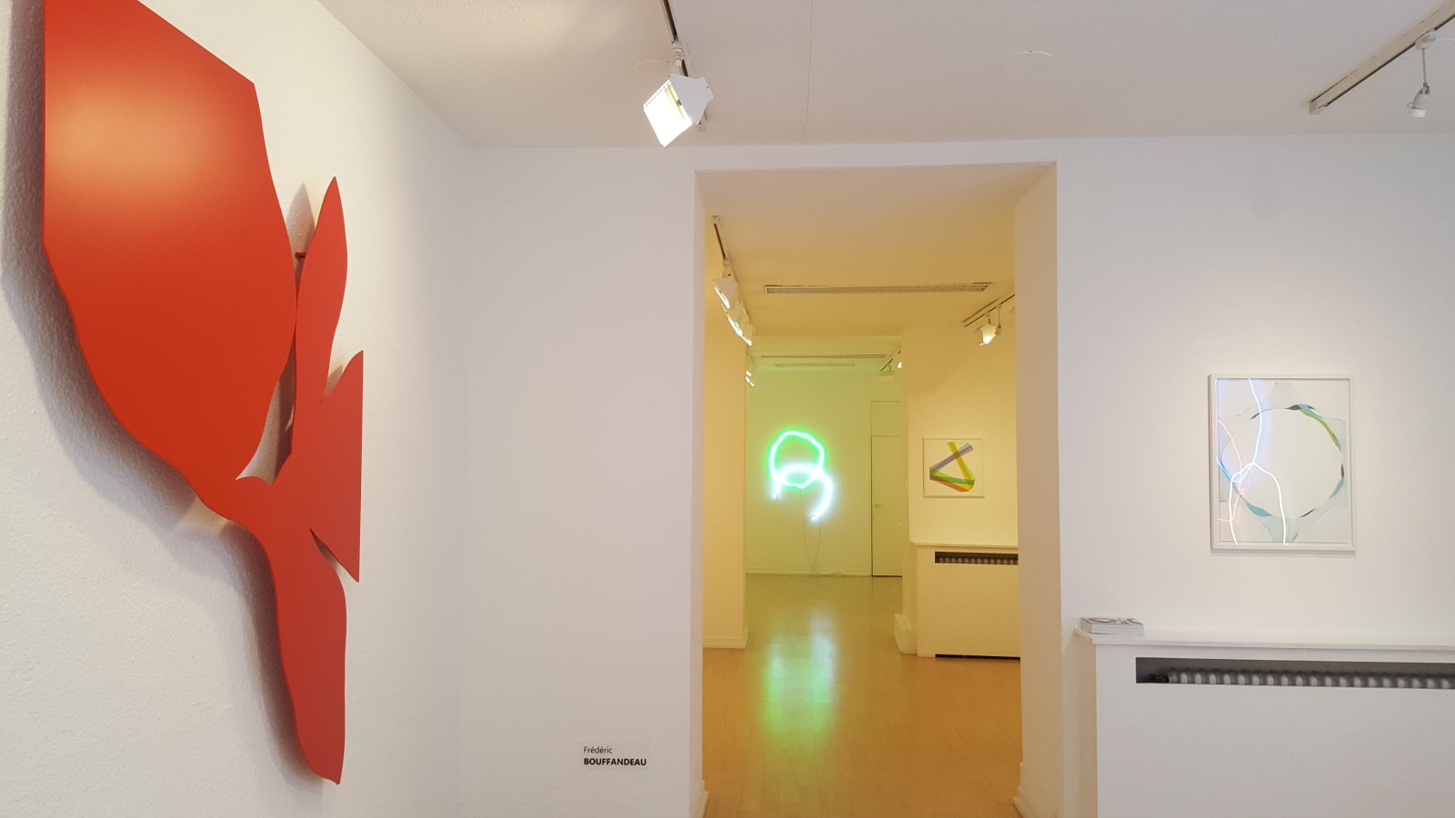 Frédéric Bouffandeau / Peintures, sculptures et néons, exposition personnelle / Oniris 2017